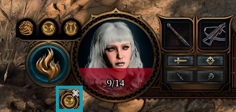 BG3 break concentration manually