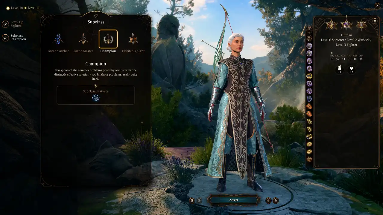 BG3 Eldritch Blaster Build Level 11