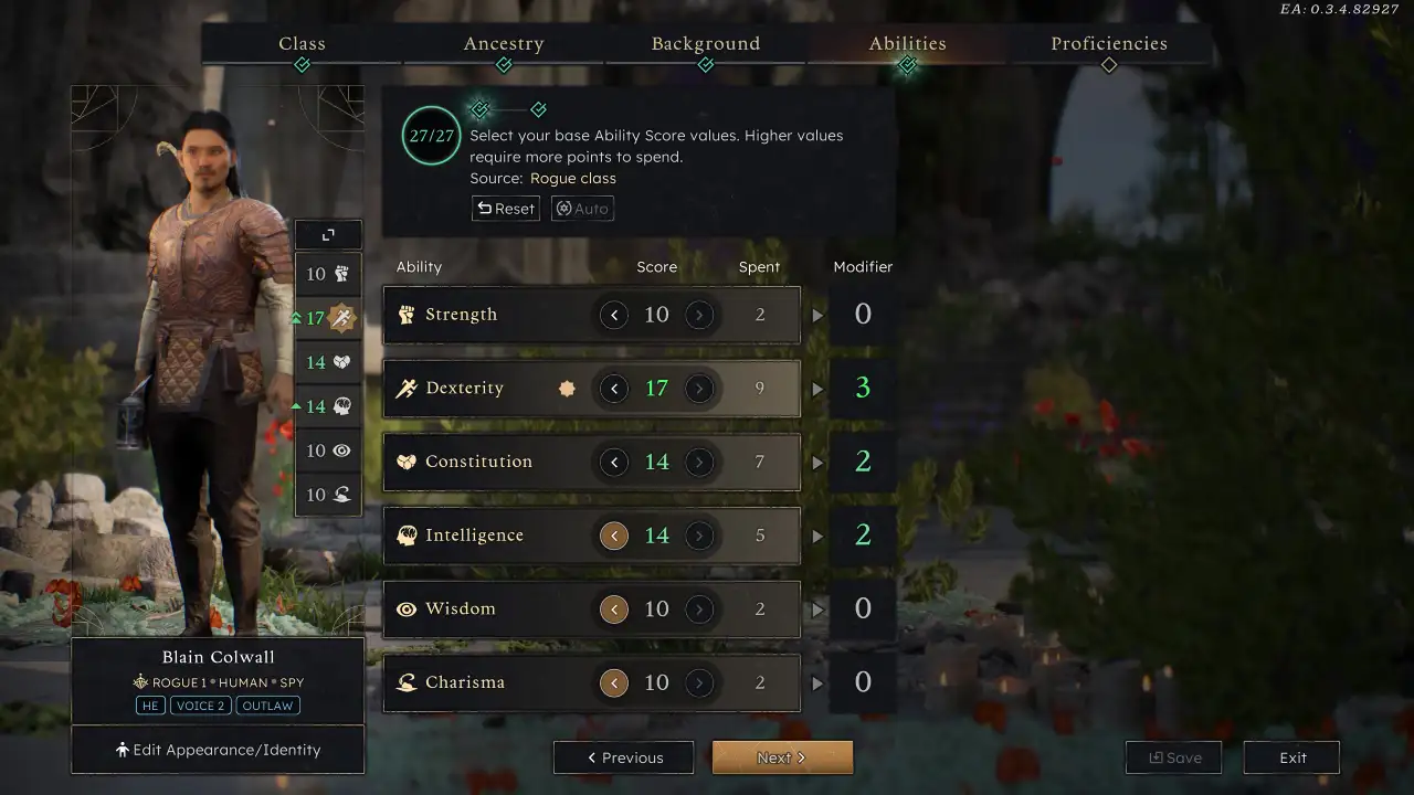 Solasta 2 scavenger build character creation