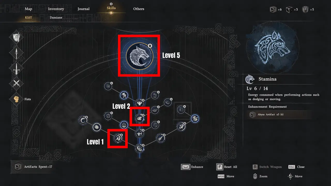 Crimson Desert Beginner Build Blue Tree Skills