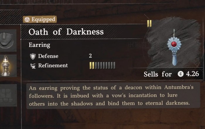 Crimson Desert Oath Of Darkness Earring Item Location How To Get