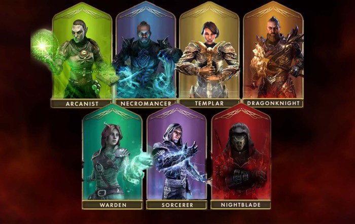 ESO Class Mastery Passives for Pure Classes in Update 50