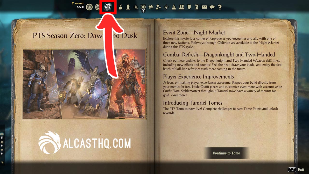 How to Access Tamriel Tomes in ESO