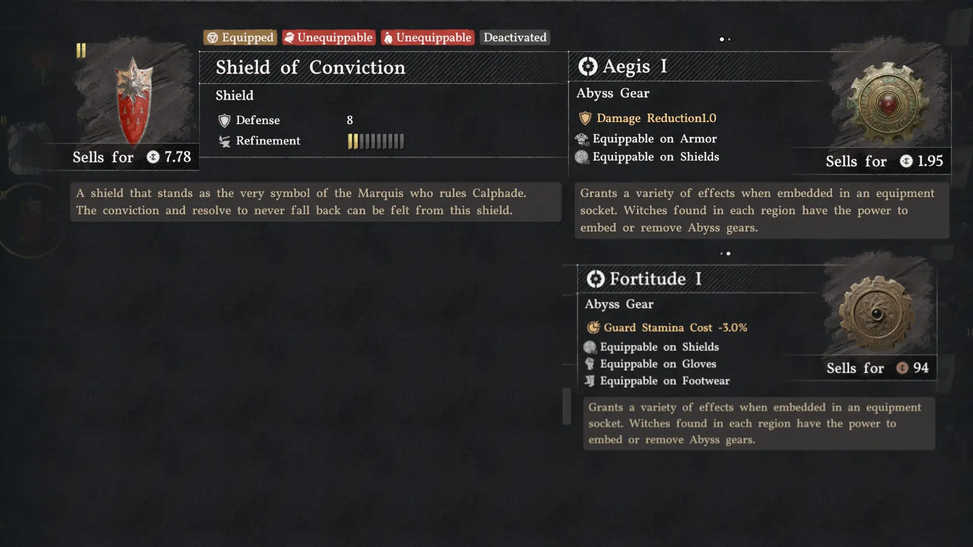 Shield of Conviction Stats Crimson Desert