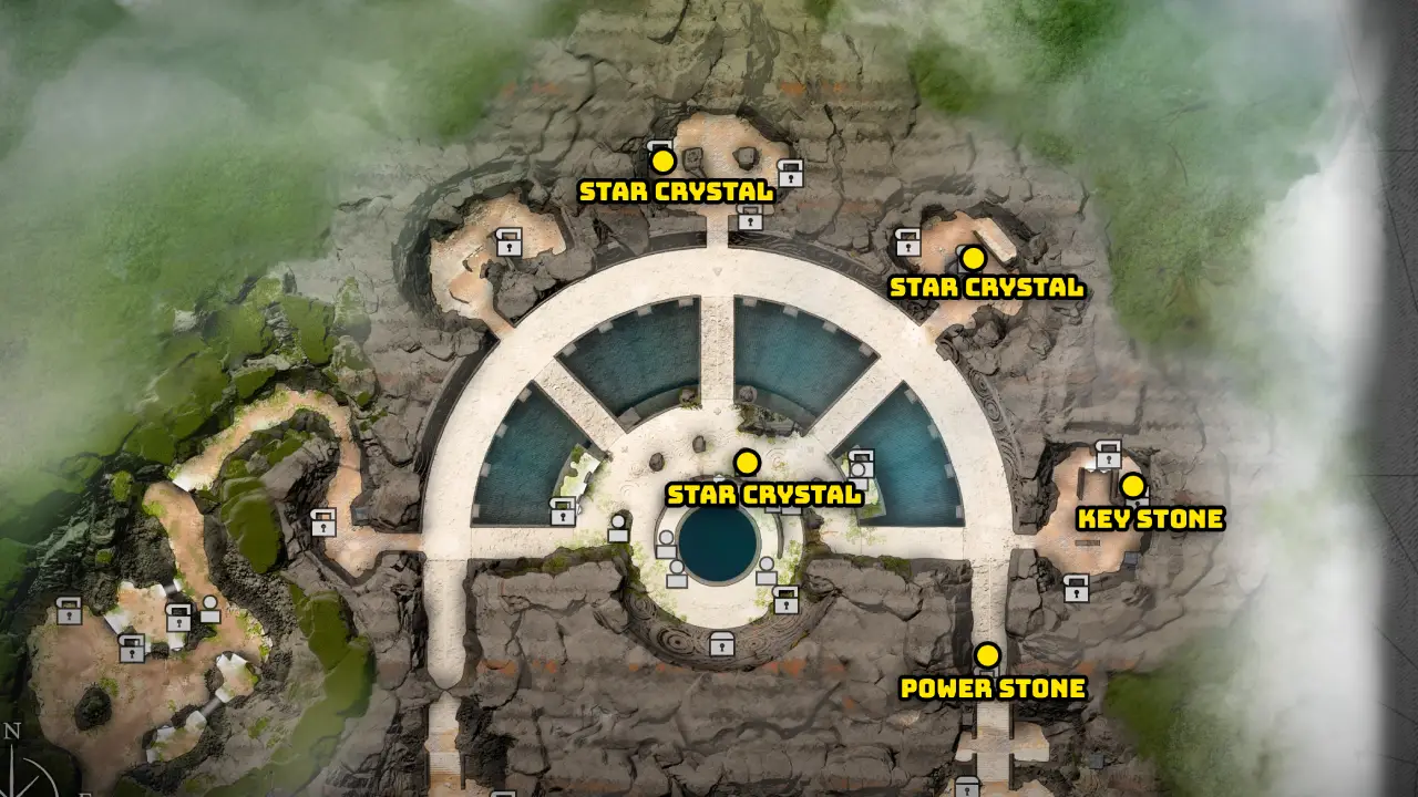 Solasta 2 Star Puzzle Solution Map