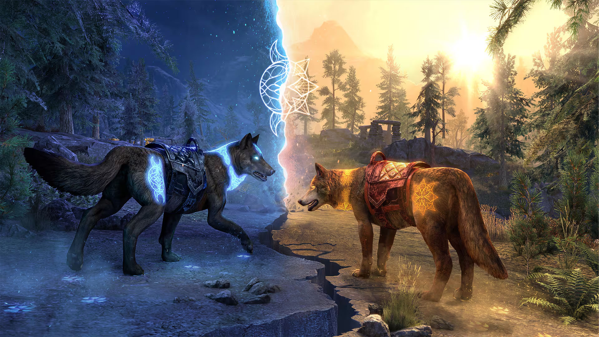 Winterhold Empyrean Wolf mount in ESO