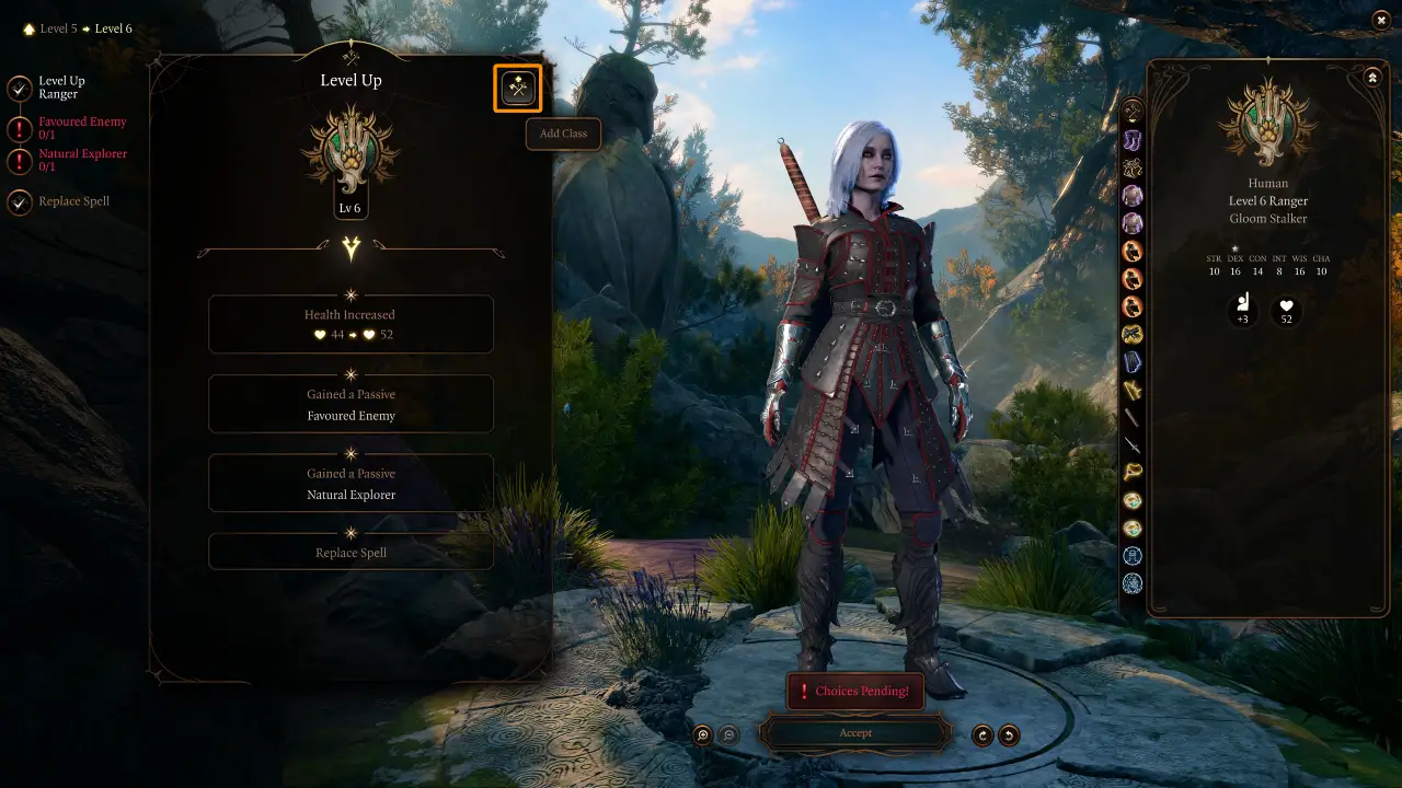 BG3 Drow Infiltrator Build level 6