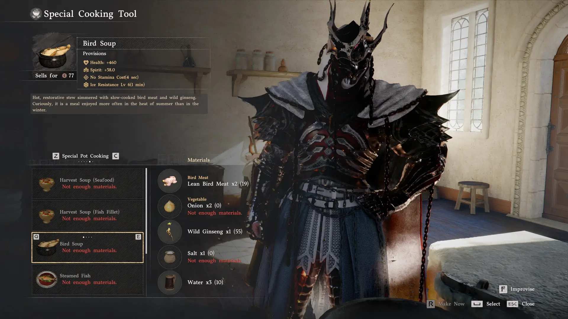 Bird Soup Stats Crimson Desert