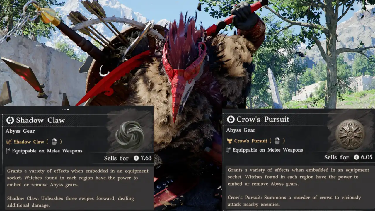 Crimson Desert Kliff Build Shadow Claw Crows Pursuit