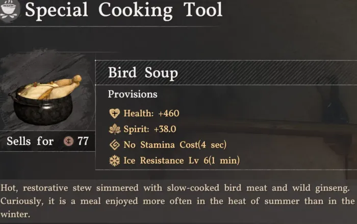 How To Get Bird Soup Recipe Crimson Desert