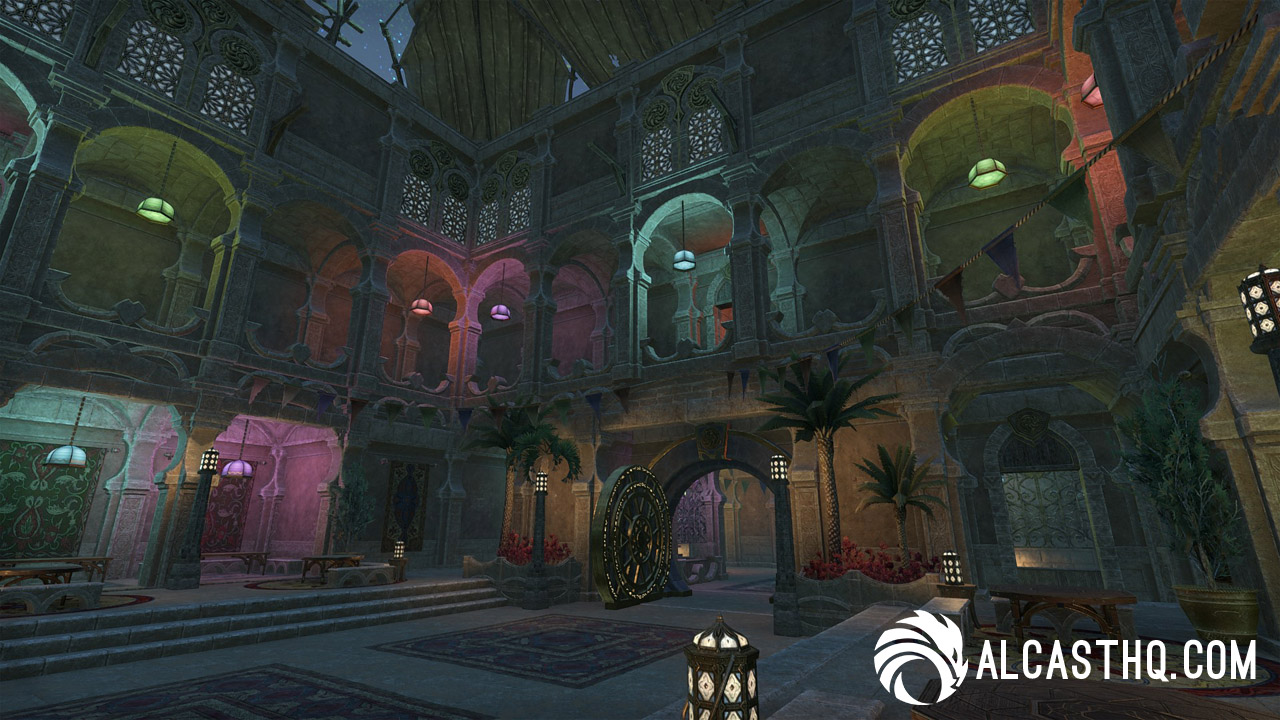 ESO Night's Den free player house interior in the Night Market