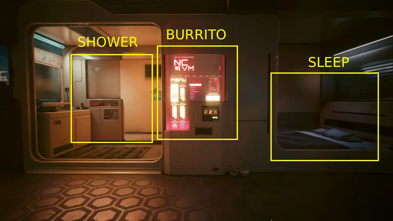 Cyberpunk 2077 V Apartment Rotation