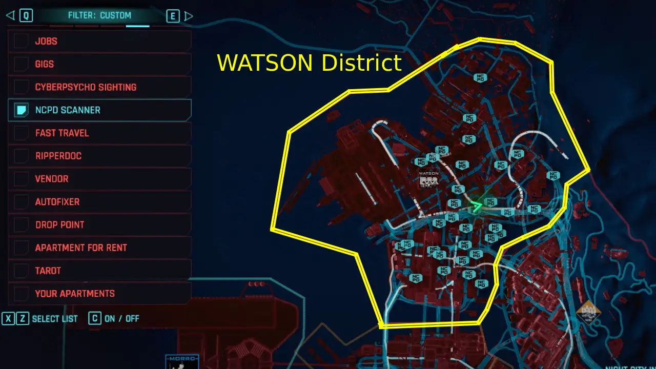 Cyberpunk 2077 Watson District NCPD Missions