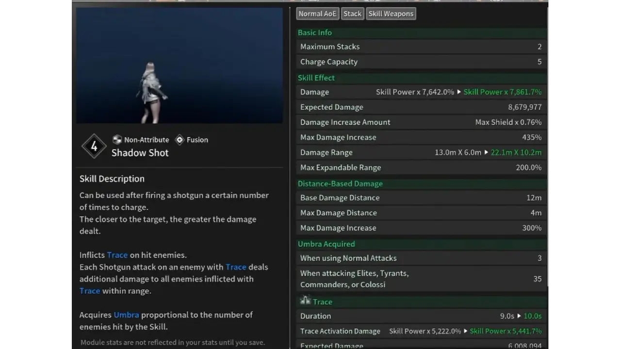 TFD Raven Shadow Shot Skill