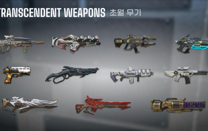 The first descendant Transcendent Weapons How to farm