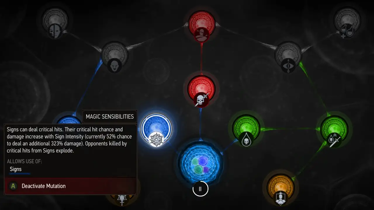 Witcher 3 Igni Build Mutation