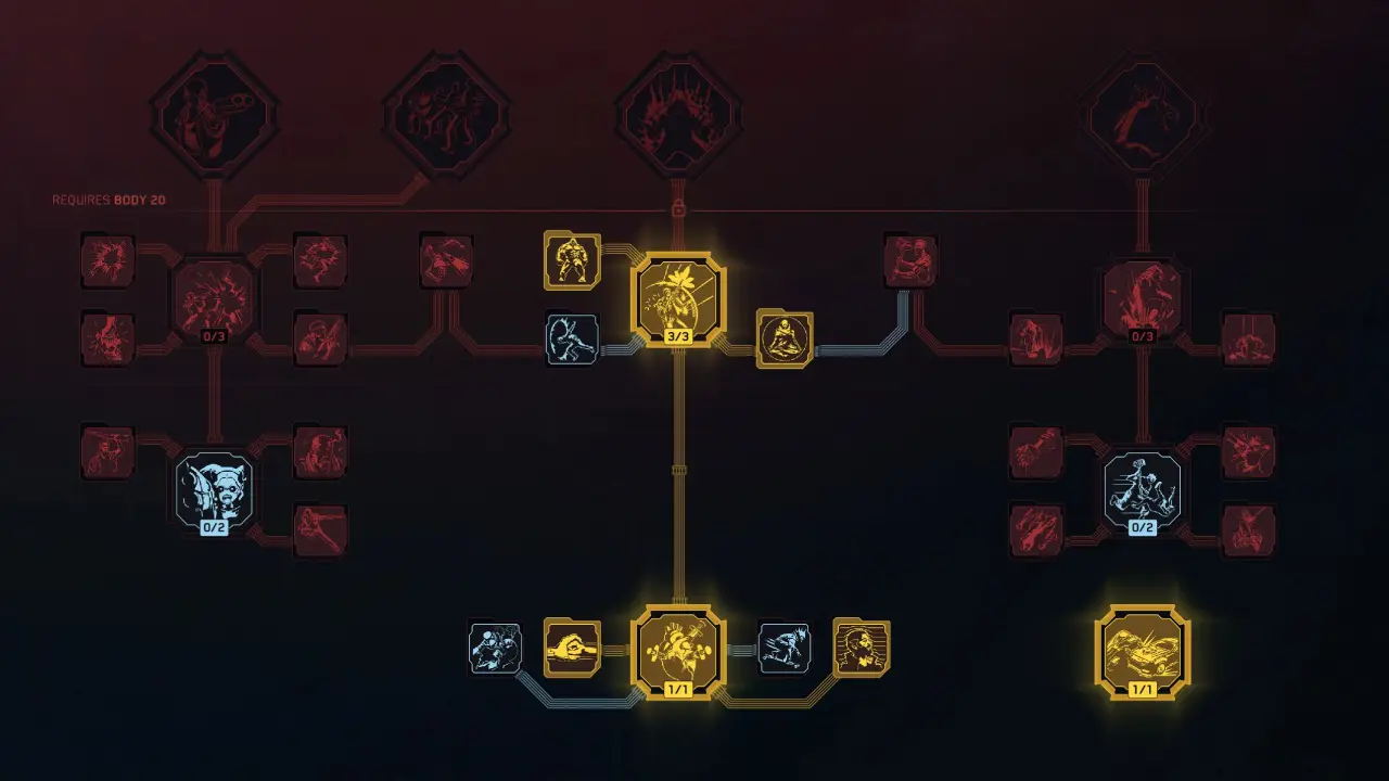 Cyberpunk 2077 D Netrunner Build Body Perks