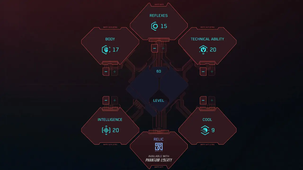 Cyberpunk 2077 D Netrunner Build Max Attributes Distribution