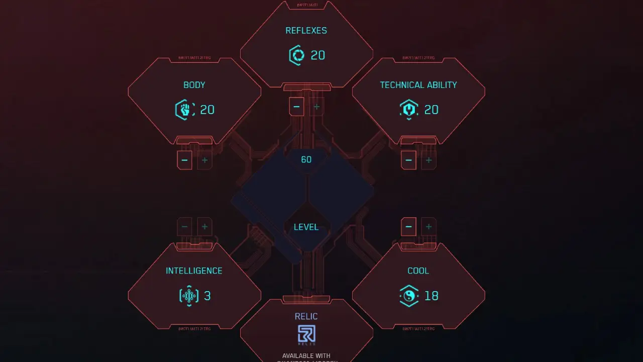Cyberpunk 2077 Hammer Build Max Attributes