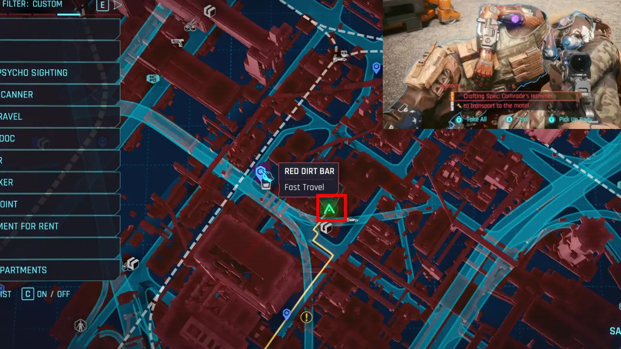 Cyberpunk 2077 How To Get Comrade's Hammer Revolver