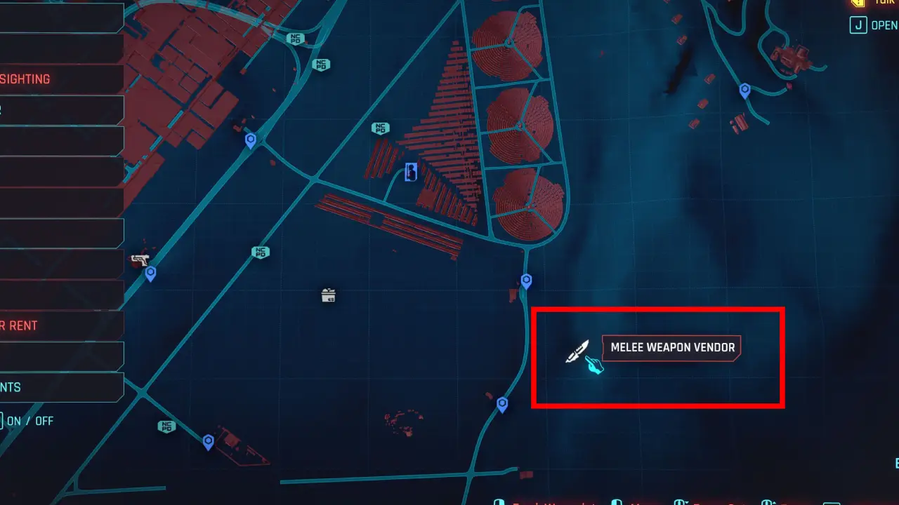 Cyberpunk 2077 How To Get The Blue Fang Knife