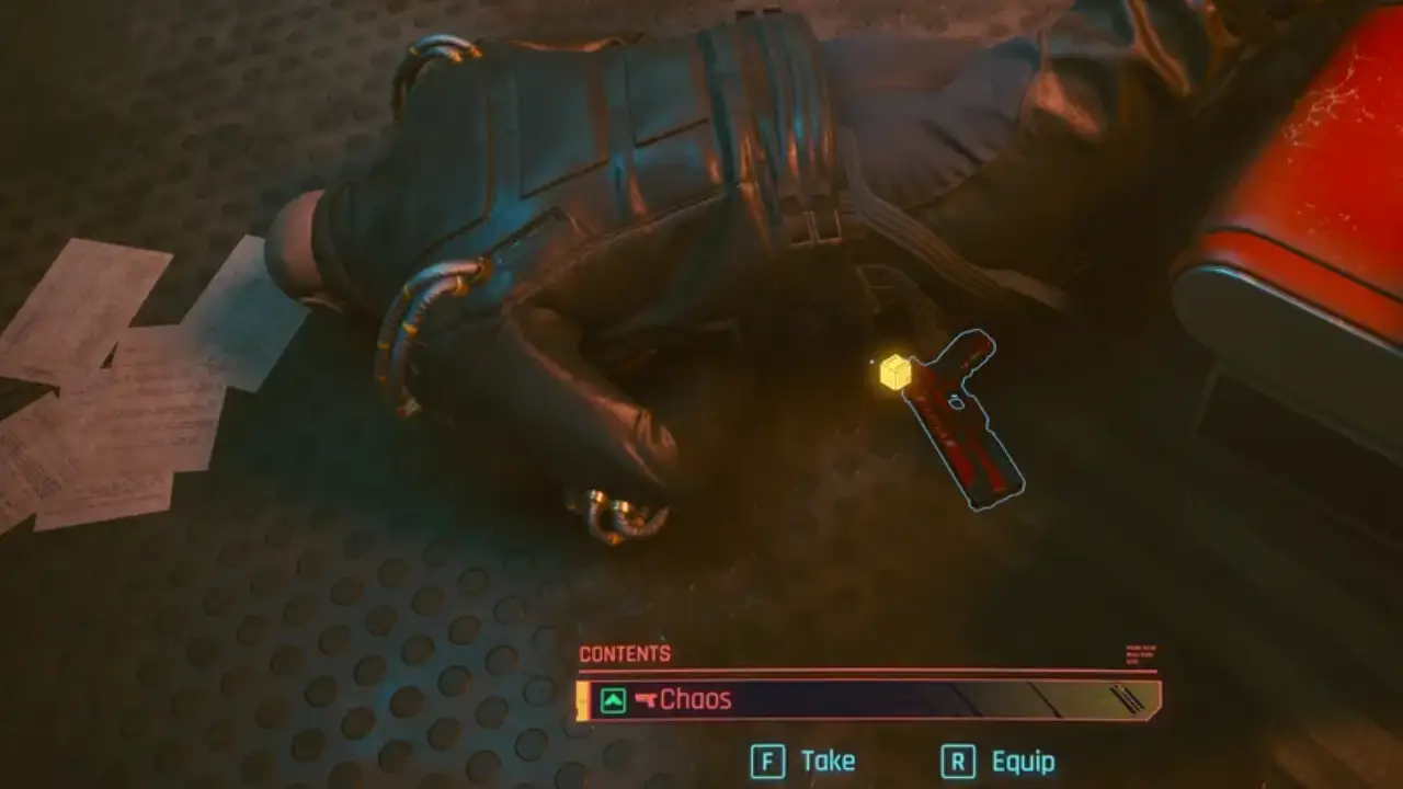 How to get the Chaos pistol in Cyberpunk 2077