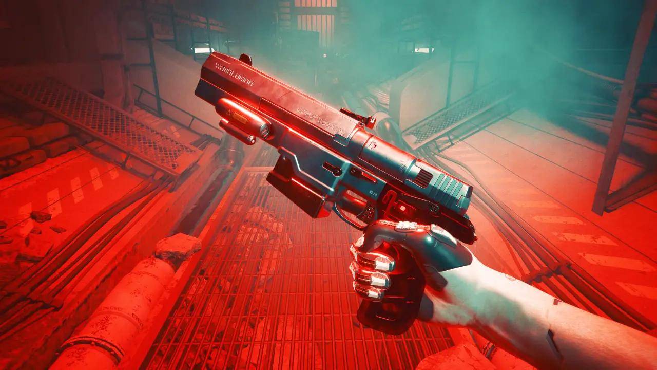 Johnny Silverhand Malorian Arms 3516 Weapon Cyberpunk 2077